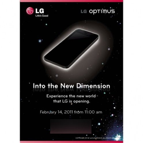 LG Optimus 3D już na Mobile World Congress 2011