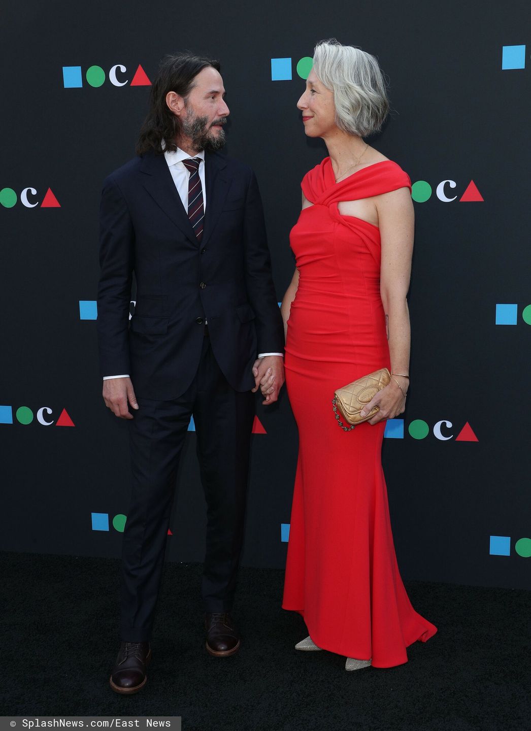 Keanu Reeves i Alexandra Grant na gali w LA The Museum of Contemporary Art MOCA Gala 2022
