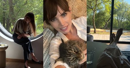 Agnieszka Dygant chwali się wnętrzem luksusowej chaty w samym środku lasu. "Aż dziwnie się robi od tej ciszy"