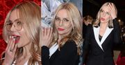 Agnieszka Woźniak-Starak "subtelnie" reklamuje lakiery do paznokci na targach beauty