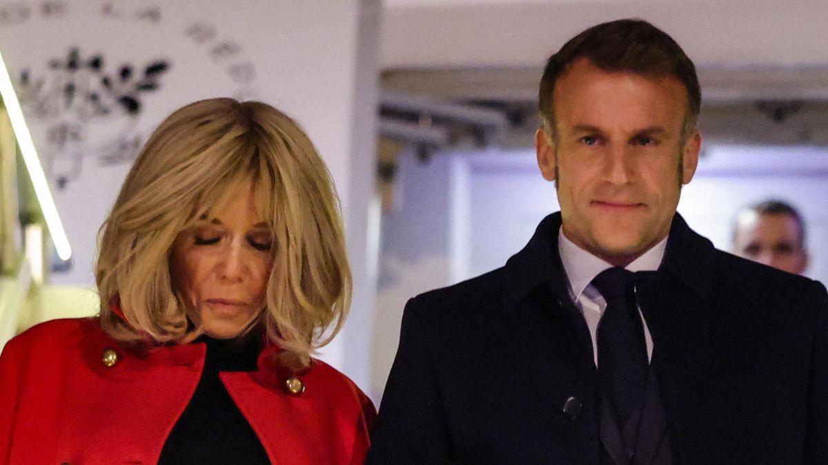 Brigitte i Emmanuel Macron.