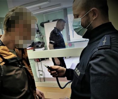 Śląskie. Zajechał w Mikołowie po śniadanie na wynos. Był już po kilku głębszych
