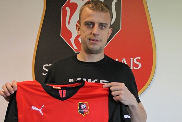 Kamil Grosicki oficjalnie zaprezentowany jako piłkarz Stade Rennes (fot. staderennais.com)