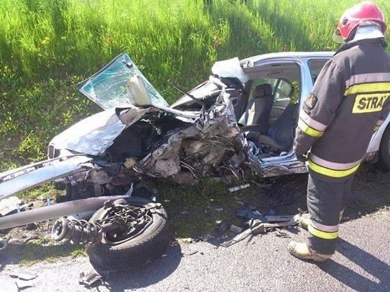 El auto de Andrei Wurzyk después del accidente (Foto: archivo privado)