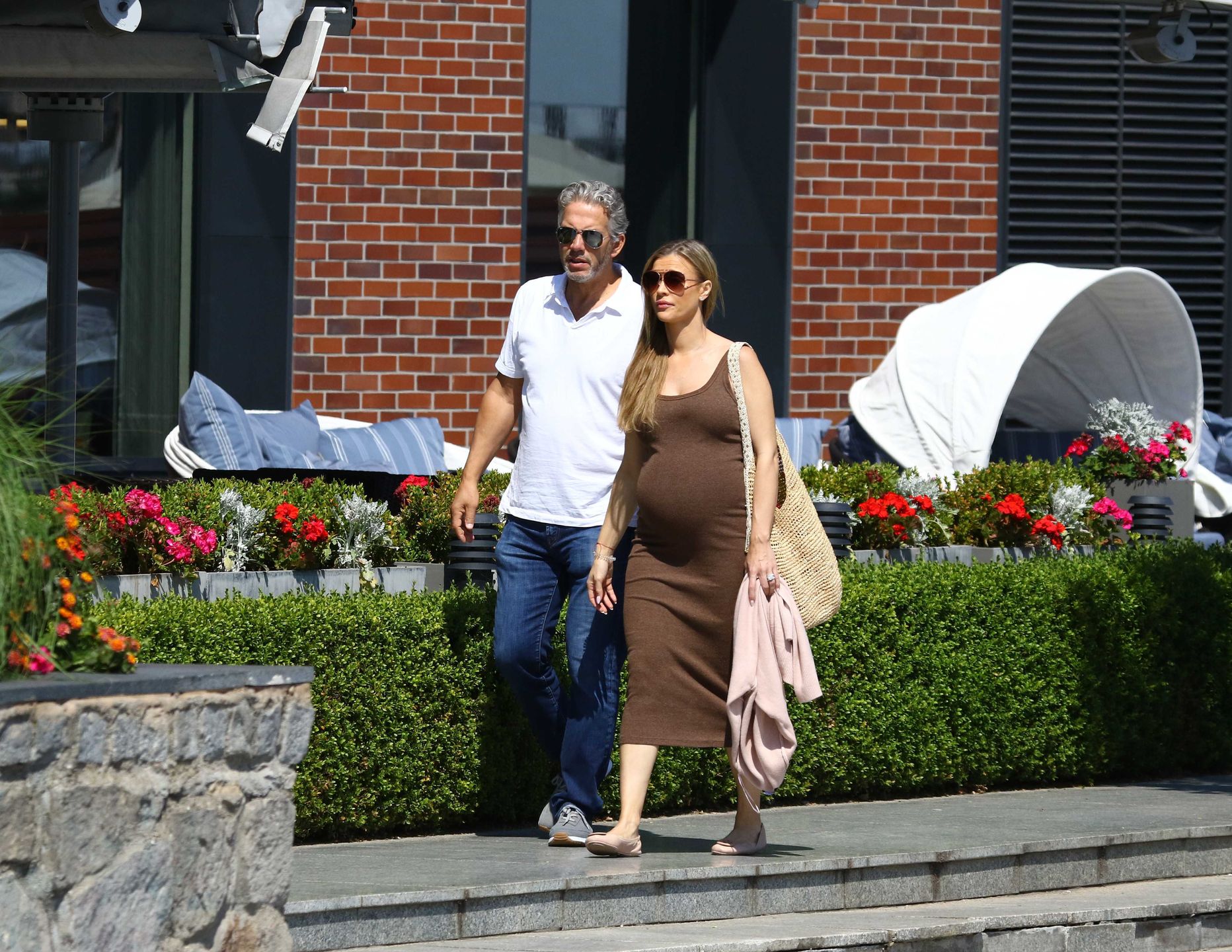 Ciężarna Joanna Krupa i Douglas Nunes w Gdańsku