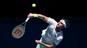 Stefanos Tsitsipas wykorzystał niedyspozycję rywala. Były mistrz przegrał mecz weteranów