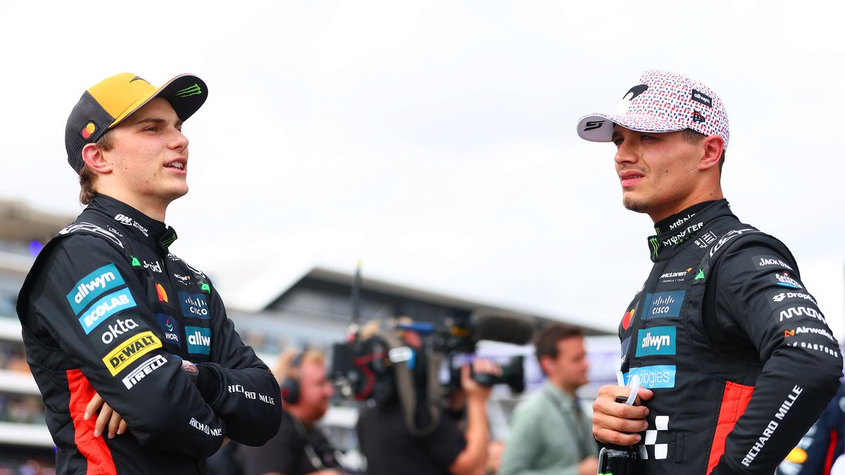 Getty Images / Bryn Lennon / Na zdjęciu: Oscar Piastri (z lewej) i Lando Norris