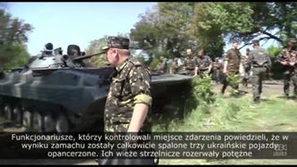 Zasadzka na ukraińską armię. Jedenastu żołnierzy nie żyje