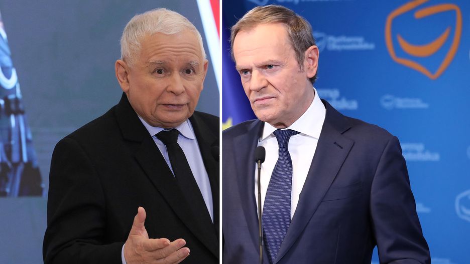 Donald Tusk, Jarosław Kaczyński