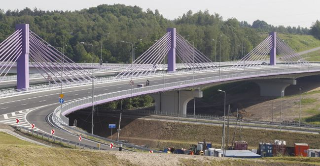 Otwarty odcinek autostrady A1 w kierunku do Czech