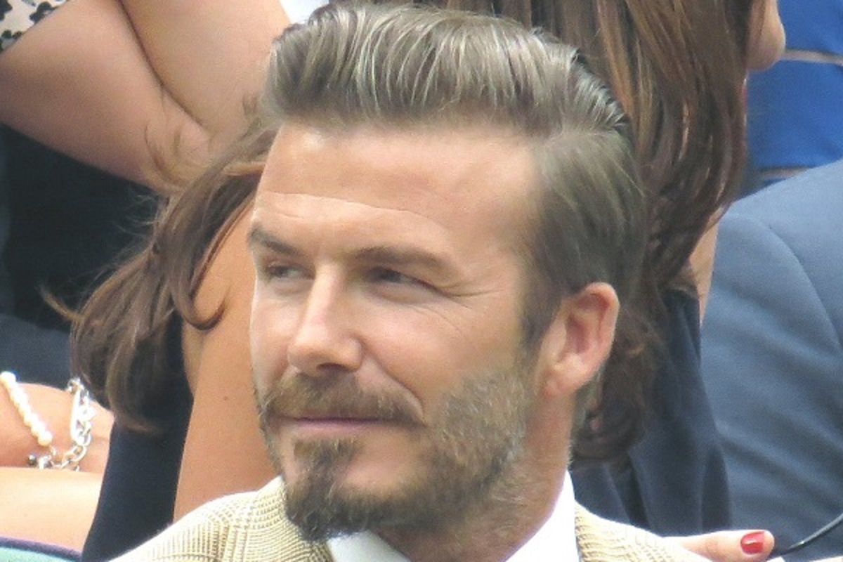 Absurdalny widok. David Beckham uciekał przez płot na meczu syna