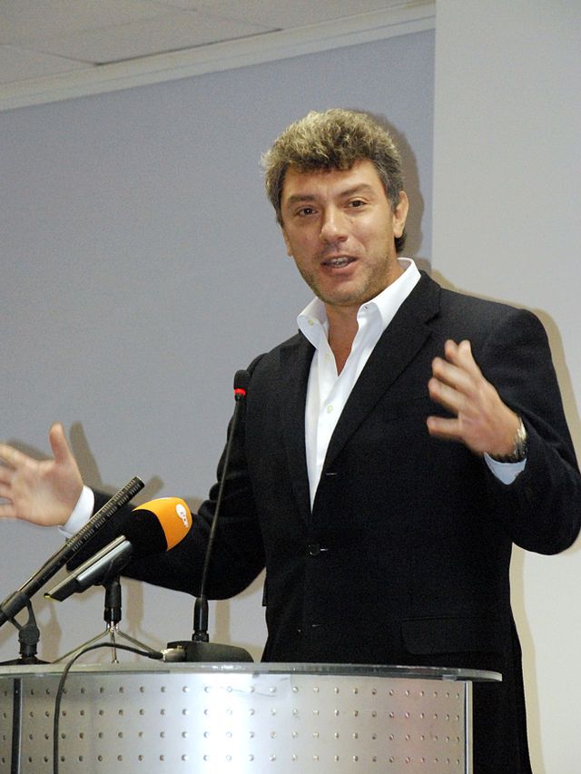 Lider partii Parnas Borys Niemcow