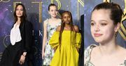 15-letnia córka Angeliny Jolie bryluje na brytyjskiej premierze filmu "Eternals" W SUKIENCE MAMY (ZDJĘCIA)