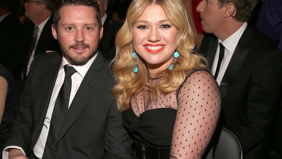 The 55th Annual GRAMMY Awards - Backstage And AudienceLOS ANGELES, CA - FEBRUARY 10:  Singer Kelly Clarkson (R) and Brandon Blackstock attend the 55th Annual GRAMMY Awards at STAPLES Center on February 10, 2013 in Los Angeles, California.  (Photo by Christopher Polk/Getty Images for NARAS)Christopher Polktopics, GRAMMYs 2013, GRAMMY 2013, toppix, toppics, bestof, topix