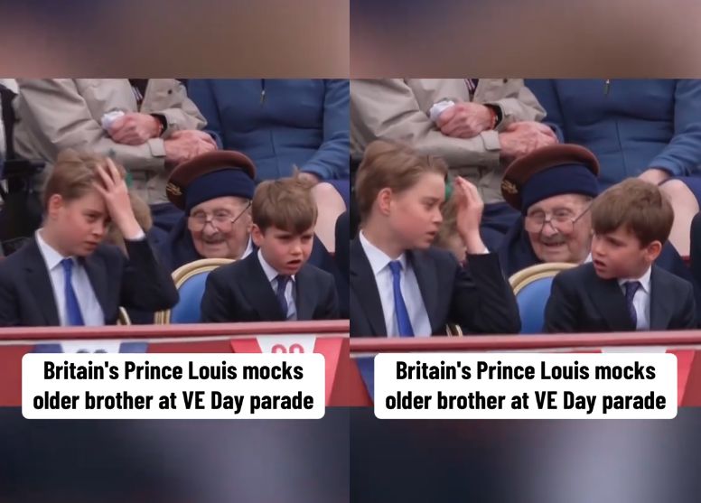 Książę Louis przedrzeźnia starszego brata. Jest nagranie