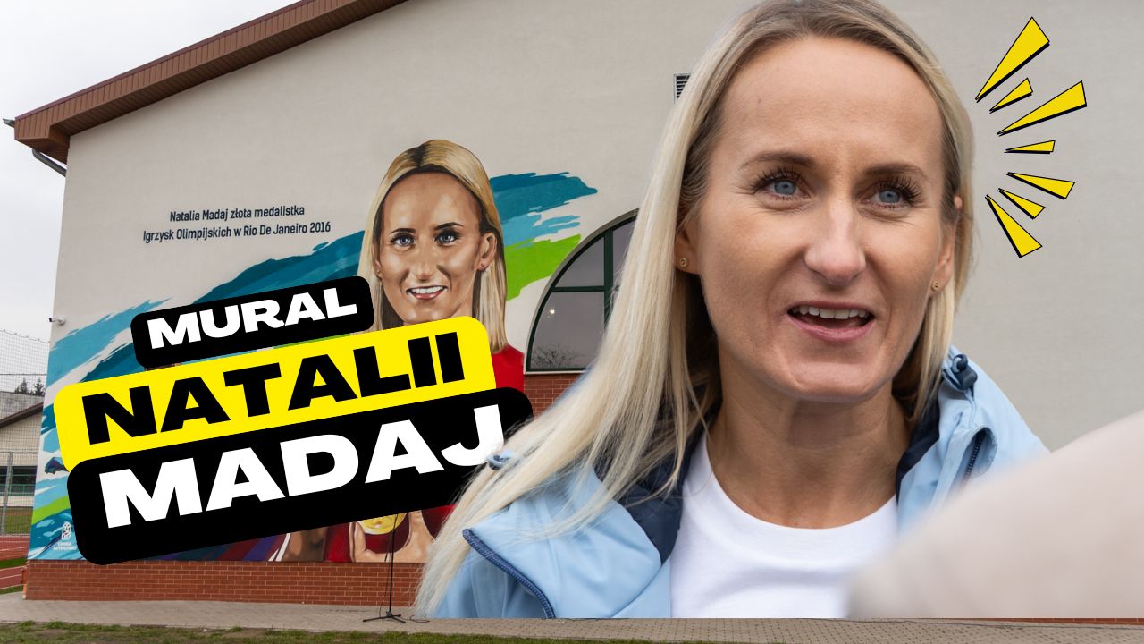 Szydłowo: Odsłonięto mural Natalii Madaj - olimpijki z Rio 2016