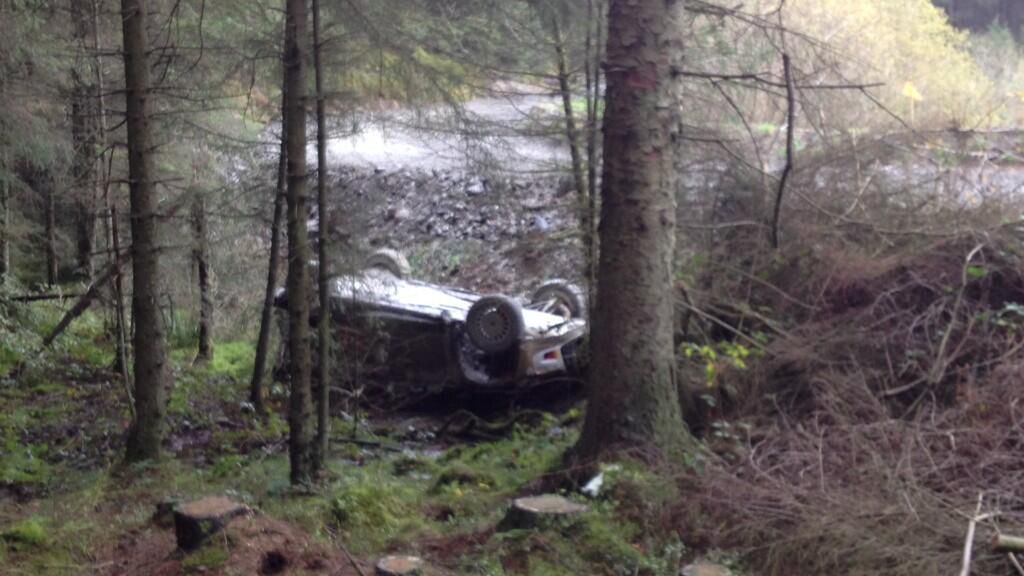 Robert Kubica - wypadek na Rally GB