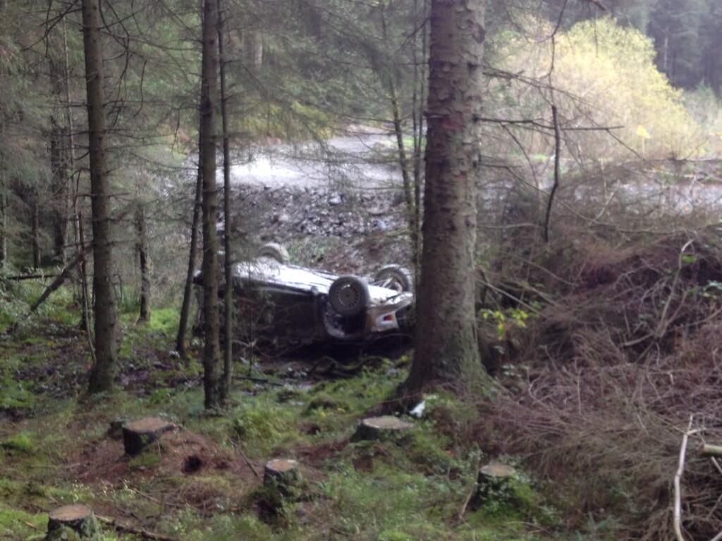 Robert Kubica - wypadek na Rally GB