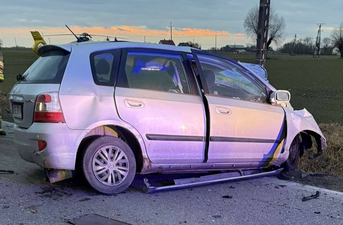 Tragiczny wypadek drogowy w miejscowości Bonisław