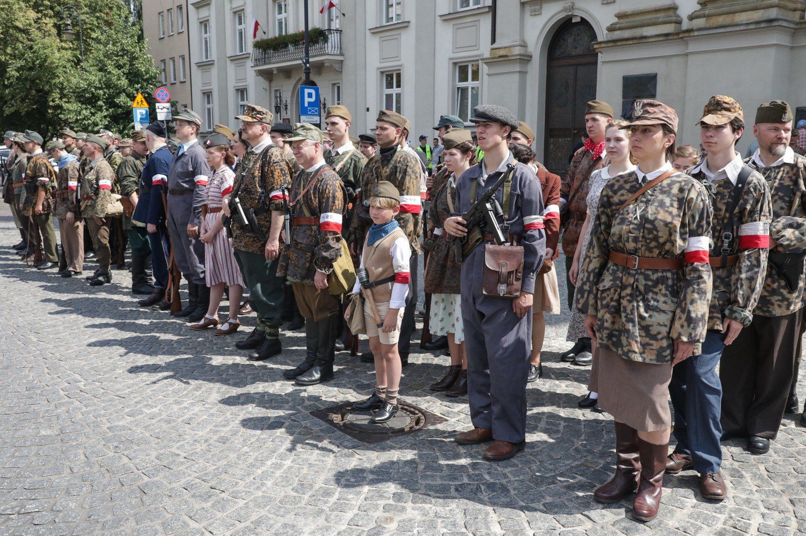 Inscenizacja defilady powstańczej