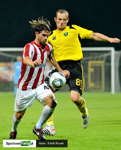 Przemysław Pitry był najlepszym zawodnikiem meczu z Kolejarzem Stróże