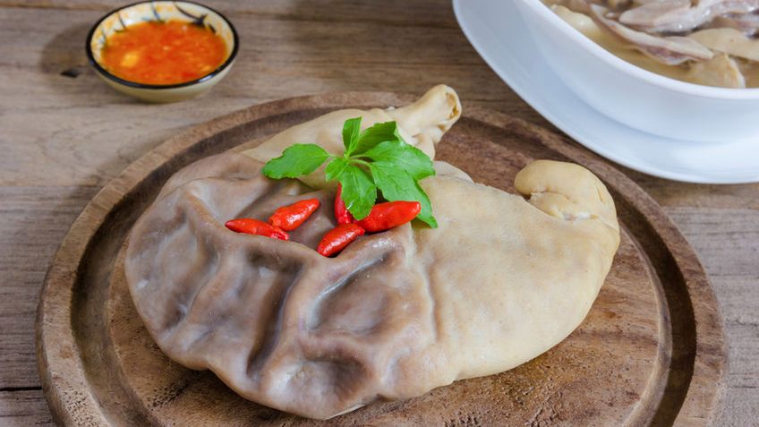 Żołądek wieprzowy gotowany na wolnym ogniu