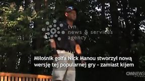 Nowa odmiana golfa. Zamiast kijem piłeczkę do dołka posyła się... kopniakiem