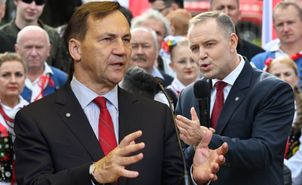 Nawrocki chce referendum. Szef MSZ reaguje i mówi o "świecie eurofoba"