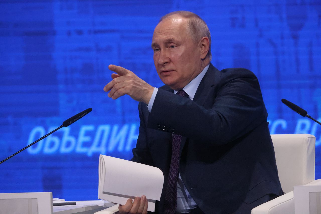 "To dzieło USA". Putin naprawdę powiedział to na antenie Rossija 24