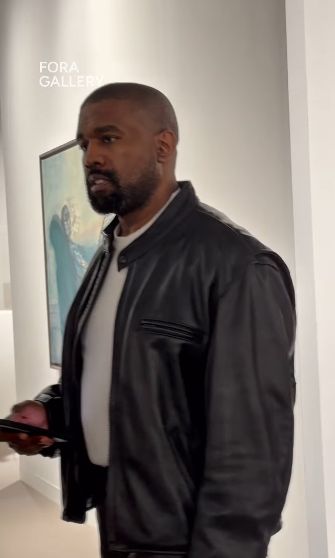 Bianca i Kanye na pokazie instalacji artystycznej z jej udziałem