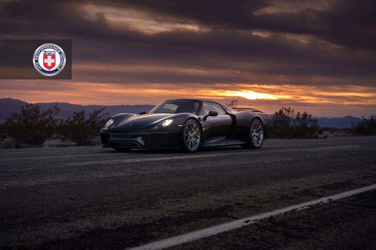 Porsche 918 Spyder Weissach na felgach HRE [galeria zdjęć]