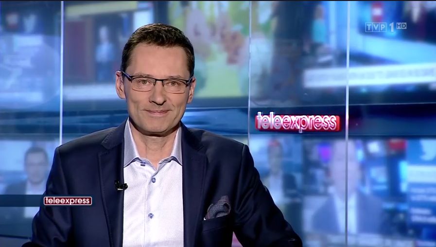 Krzysztof Ziemiec poprowadził "Teleexpress". Profesjonalnie i z uśmiechem