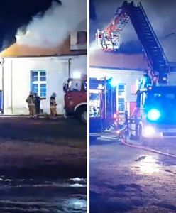Ogromny pożar w Wielkopolsce. Płonął pałac