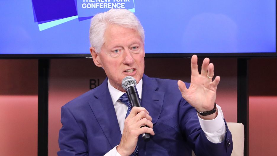 NEW YORK, NEW YORK - SEPTEMBER 25: President Bill Clinton speaks during the 2019 Bloomberg Global Business Forum at The Plaza Hotel on September 25, 2019 in New York City. (Photo by Taylor Hill/Getty Images)