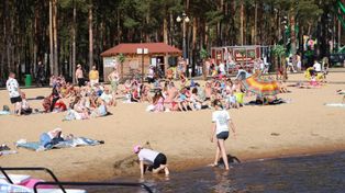 Słoneczna majówka nad zalewem w Sielpi. Plażowanie i super zabawa