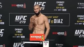 Skandaliczne zachowanie Chamzata Czimajewa przed UFC 279. Nie zawalczy z Diazem