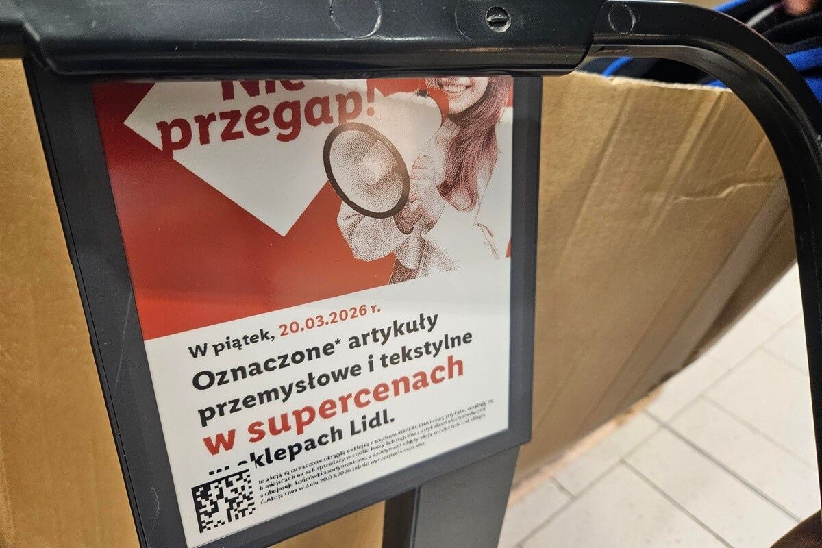 Wyprzedaż ubrań i artykułów przemysłowych w Lidlu po 5 zł