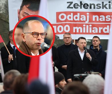 Pikieta Konfederacji. Szczerba: to są zdrajcy