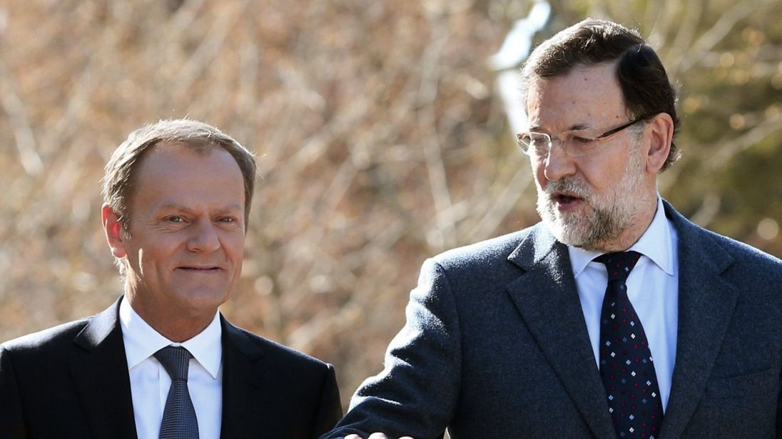 Donald Tusk i hiszpański premier Mariano Rajoy