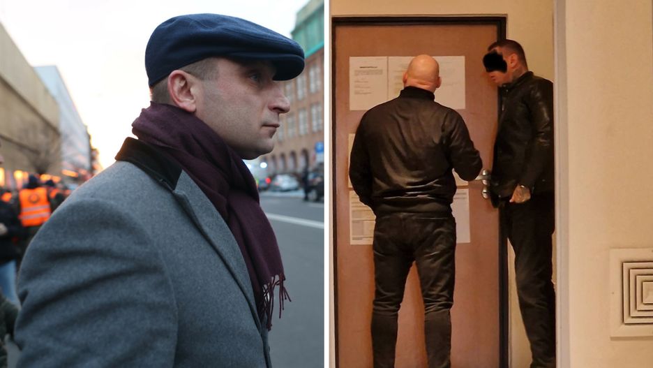 Robert Bąkiewicz (po lewej) sytuację nazywa włamaniem