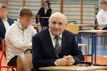 85-letni pan Józef podszedł drugi raz do matury. Są wyniki