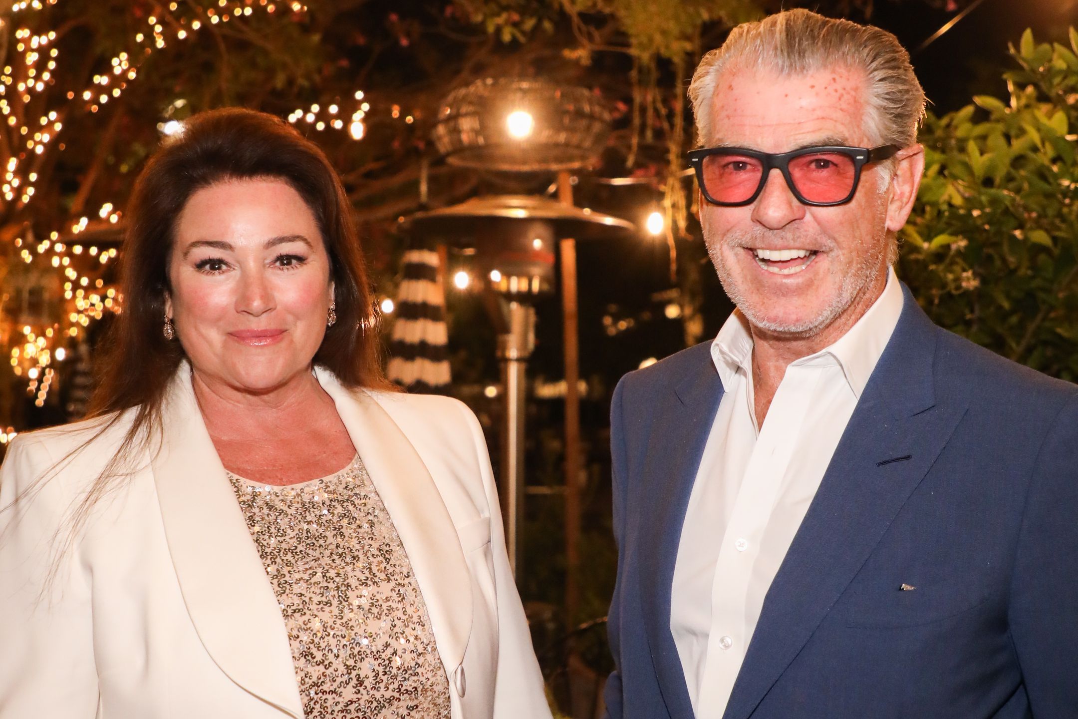 Pierce Brosnan z żoną