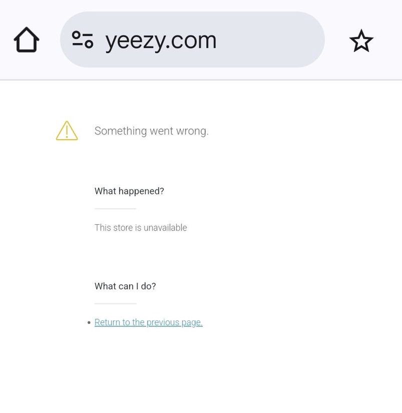 Sklep Kanye Westa zamknięty