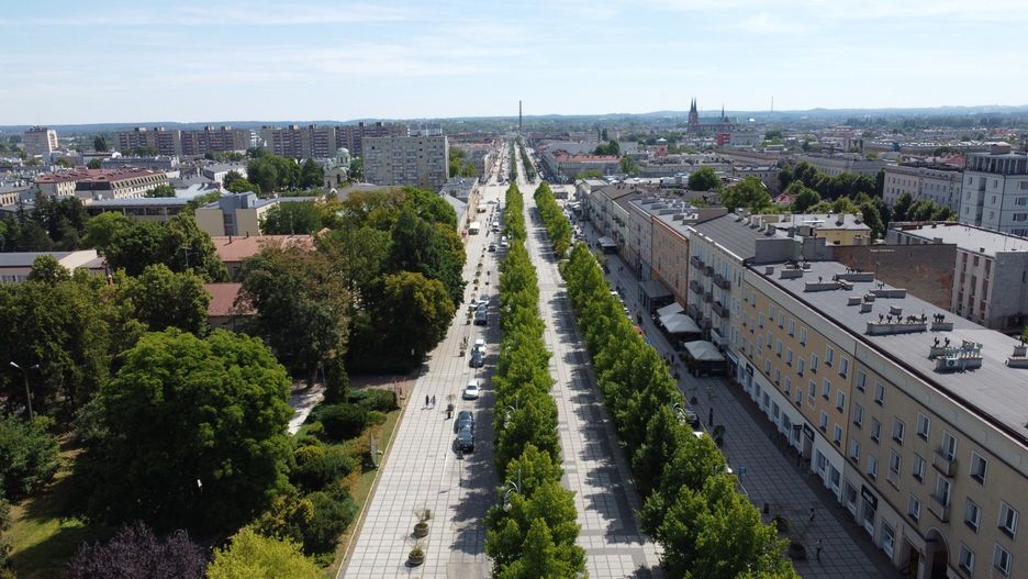 Częstochowa w lipcu 2022. Zdjęcia z drona