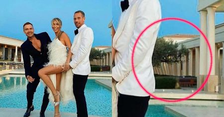 Dawid Woliński i Joanna Przetakiewicz WYGINAJĄ GRECKIE KOLUMNY na wyretuszowanym zdjęciu... (FOTO)