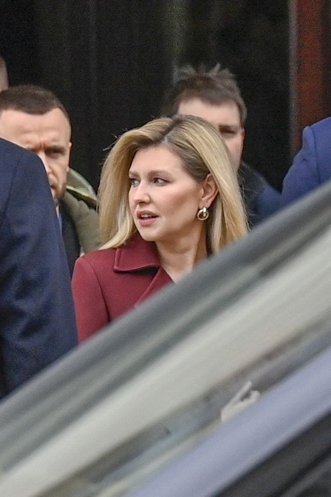 Ołena Zełenska podczas oficjalnej wizyty w Warszawie 
