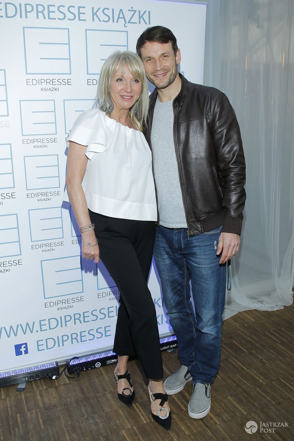Mariola Bojarska-Ferenc, Tomasz Wolny na premierze gier fitness