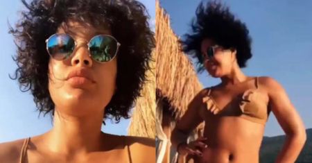 Patricia Kazadi w bikini chwali się NATURALNYMI loczkami
