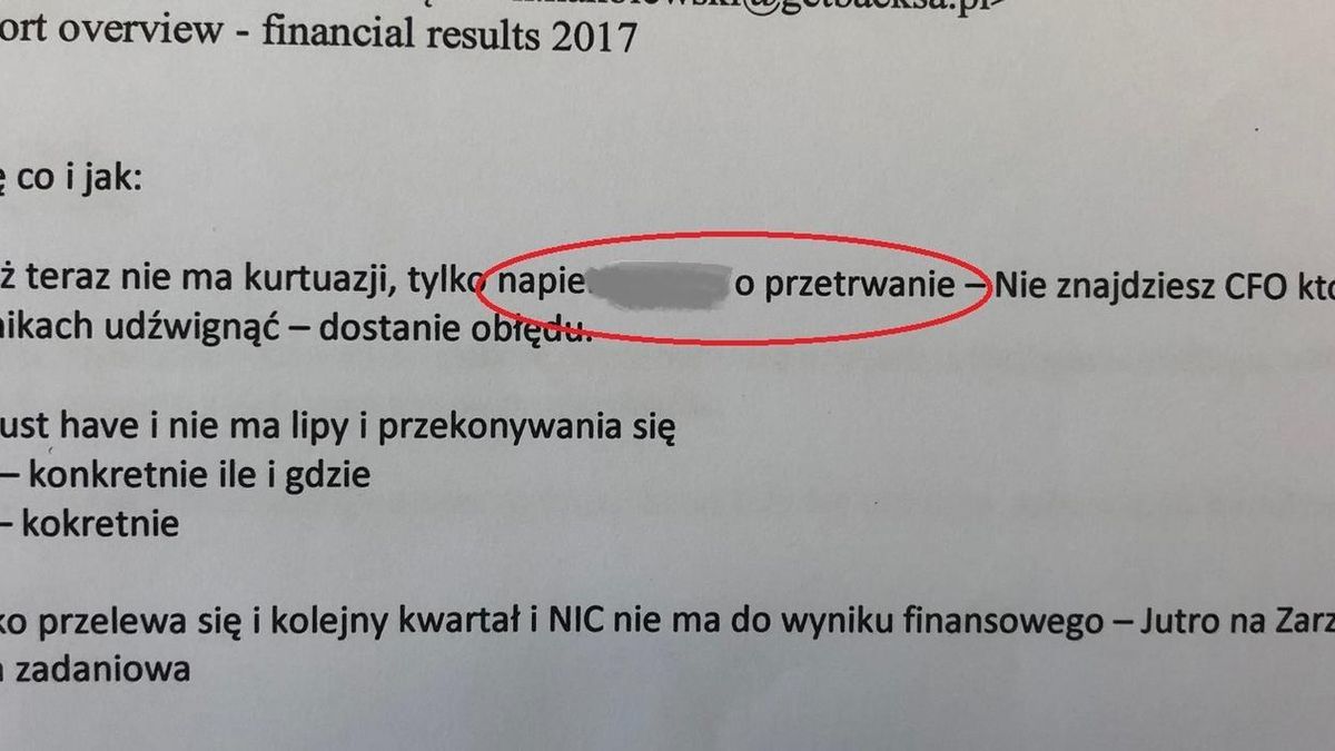 Były prezes GetBack wiedział o trudnej sytuacji finansowej spółki, a mimo to karmił rynek kłamliwymi zapewnieniami