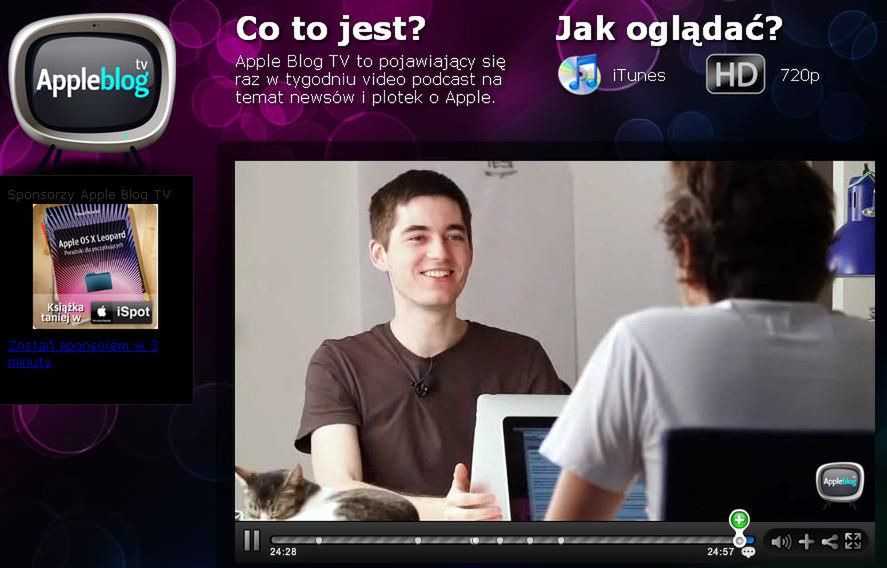 Ruszyła sieć podcastów ABTV. Wideo blogi dla Applemaniaków, iPhonomaniaków i kogo jeszcze?